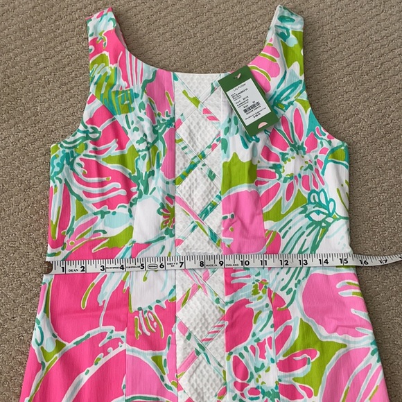 NWT Lilly Pulitzer Cathy shift flamingo pink sz 00 - Picture 7 of 10
